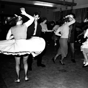 Some young people Rock and Roll dancing at a club in Gateshead on February 15, 1980 Some young people Rock and Roll dancing at a club in Gateshead on February 15, 1980