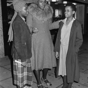Young People Outside McDonalds Print, 3rd April 1980