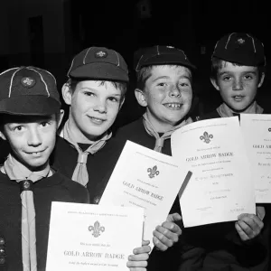 These four youngsters have all hit the cub worlds bullseye by earning their gold