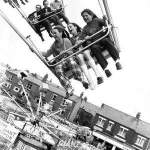 Youngsters enjoying a day out at the Spanish City in Whitley Bay in 1972