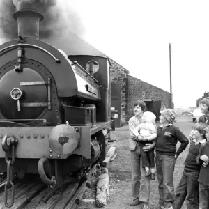 Youngsters enjoying the last few days of their holidays find the old steam trains Youngsters enjoying the last few days of their holidays find the old steam trains