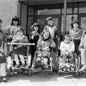These youngsters from Newsome High School disabled unit proved real winners at a recent These youngsters from Newsome High School disabled unit proved real winners at a recent