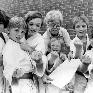 Youngsters of Wallsend Judo Centre, 11th July 1978 Print