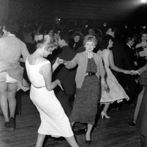 1957 Print: Teenagers Dancing at Purley Orchid Ballroom