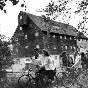 The Youth Hostel Association has fitted the 16th Century Elizabethan Houghton Mill The Youth Hostel Association has fitted the 16th Century Elizabethan Houghton Mill