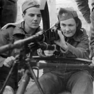 Yugoslav Partisan Troops Training in Malta Print Yugoslav Partisan Troops Training in Malta Print
