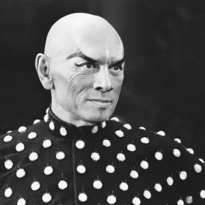 Yul Brynner, Actor at the London Palladium Theatre, 22nd August 1980 Yul Brynner, Actor at the London Palladium Theatre, 22nd August 1980