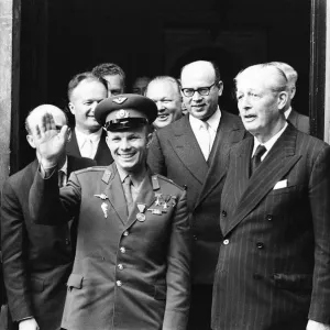 Yuri Gagarin, Soviet Cosmonaut, the first human to journey into outer space when his Yuri Gagarin, Soviet Cosmonaut, the first human to journey into outer space when his
