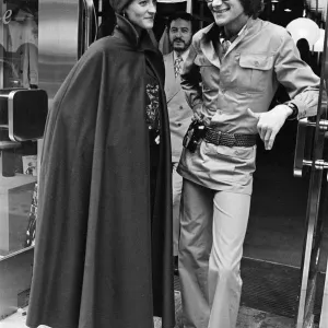 Yves Saint Laurent, designer pictured with muse Louise de La Falaise Yves Saint Laurent, designer pictured with muse Louise de La Falaise