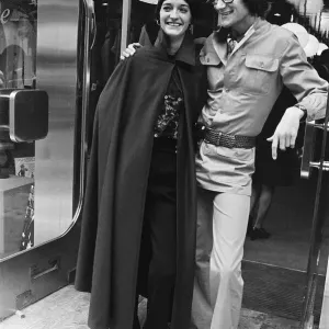 Yves Saint Laurent, designer pictured with muse Louise de La Falaise Yves Saint Laurent, designer pictured with muse Louise de La Falaise