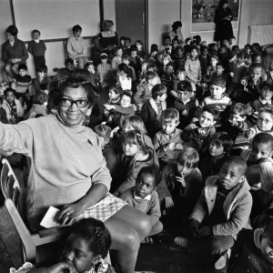 Yvonne Conolly Britains first female black headteacher seen here at Ringcross