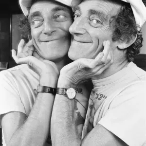Zany comedian Marty Feldman seen here posing for the Daily Mirror 29th August 1982 Zany comedian Marty Feldman seen here posing for the Daily Mirror 29th August 1982