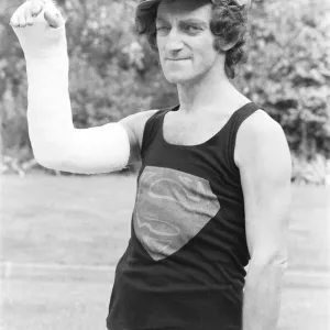 Zany comedian Marty Feldman seen here on the set of his new television series Zany comedian Marty Feldman seen here on the set of his new television series