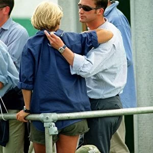 Zara Phillips August 98 Daughter of Princess Anne during horse trials at her