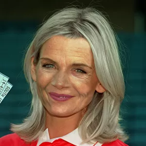 Zoe Ball DJ & TV Presenter aged by 34 years January 1998 by computer as part of