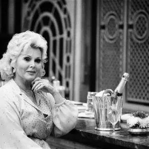 Zsa Zsa Gabor in London. 6th July 1980 Zsa Zsa Gabor in London. 6th July 1980