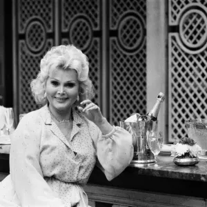 Zsa Zsa Gabor in London. 6th July 1980 Zsa Zsa Gabor in London. 6th July 1980