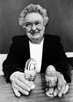 Christian Prints: For 10 years, two beautifully painted Easter eggs have given pensioner Elsie Whitby a lot