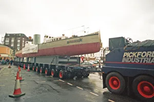 100 years after her launch, Turbinia the first steam turbine-powered steamship was moved