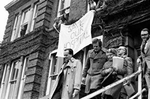 Medicine Prints: 11, 000 people marched in protest to their local Hospital in Hemel Hempstead