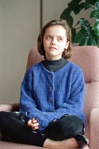 11 year old Christina Ricci, junior star in the blockbuster movie