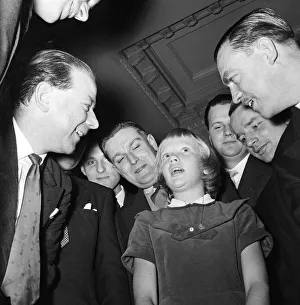 12-year-old actress Hayley Mills holds a press conference at the Leicester Square Theatre