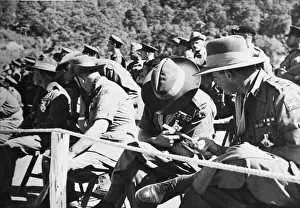 Asia Prints: 14th British Army Commanders knighted and invested as Knights Commander of the Order of