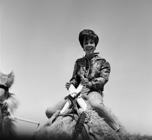 Holiday Prints: 16 year old pop singer Helen Shapiro on holiday in Majorca