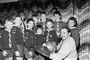 00526 Prints: 17th Huddersfield - Linthwaite Church - Scouts and Cubs annual presentation evening