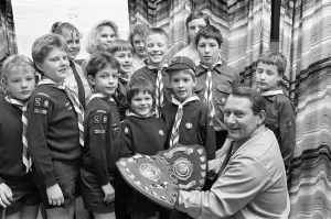 00526 Prints: 17th Huddersfield - Linthwaite Church - Scouts and Cubs annual presentation evening