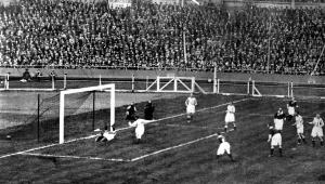 The 1930 FA Cup Final was contested by Arsenal and Huddersfield Town at Wembley