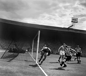 The 1955 FA Cup Final was contested by Newcastle United and Manchester City at Wembley