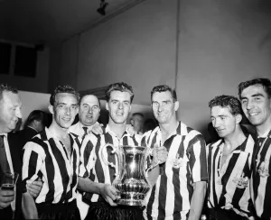 The 1955 FA Cup Final was contested by Newcastle United and Manchester City at Wembley