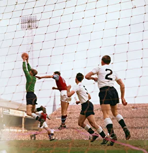 1960 1961 Tottenham Hotspur Double Winning Season. FA Cup Semi Final v Burnley