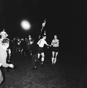 1960 1961 Tottenham Hotspur Double Winning Season. Spurs captain Danny Blanchflower