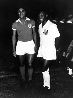 1962 Intercontinental Cup final Second Leg match in Lisbon. Benfica 2 v Santos 5