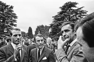 Striker Prints: The 1966 England World Cup team visit Pinewood Studios and spend time on the set of