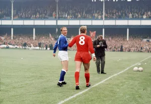 The 1966 FA Charity Shield Merseyside derby match between Liverpool