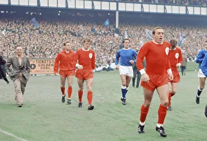 The 1966 FA Charity Shield Merseyside derby match between Liverpool