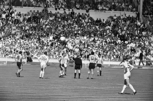 1966 World Cup Quarter Final match at Wembley Stadium. England defeated Argentina 1-0