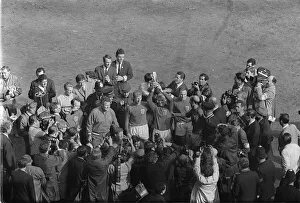 1966 World Cup winners England Bobby Moore with trophy W7263 30 July 1966