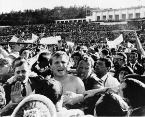 1967 European Cup Final held at the Estadio Nacional in Lisbon, Portugal