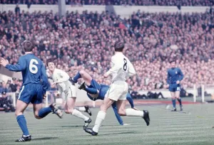 F A Cup Prints: 1967 FA Cup Final at Wembey Stadium Chelsea v Tottenham Hotspur Spurs