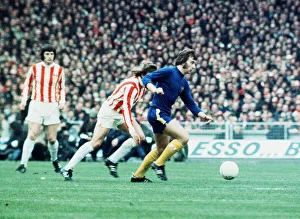 1972 League Cup Final at Wembley. Stoke City 2 v Chelsea 1