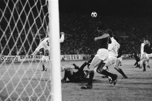1973 European Cup Winners Cup Final at the Kaftanzoglio Stadium in Thessaloniki, Greece