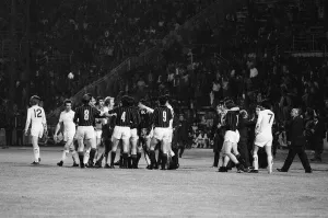 1973 European Cup Winners Cup Final at the Kaftanzoglio Stadium in Thessaloniki, Greece