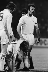 1973 European Cup Winners Cup Final at the Kaftanzoglio Stadium in Thessaloniki, Greece