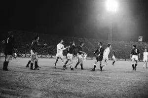 1973 European Cup Winners Cup Final at the Kaftanzoglio Stadium in Thessaloniki, Greece