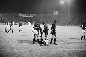 1973 European Cup Winners Cup Final at the Kaftanzoglio Stadium in Thessaloniki, Greece