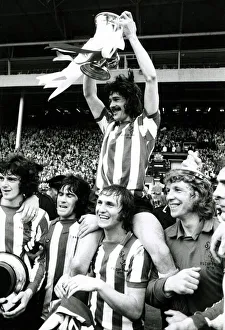 F A Cup Prints: 1973 FA Cup Final at Wembley Stadium Leeds United 0 v Sunderland 1 Sunderland